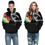 Rainbow Triangle Universe Clash Sweatshirt Streetwear Hoodie Allover Print - BernardoModa