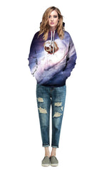 Galaxy Cute Animal Sweatshirt Streetwear Hoodie Allover - BernardoModa