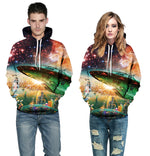 Space Airship Sweatshirt Streetwear Hoodie Allover - BernardoModa