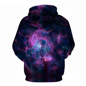 Galaxy Aesthetic Vaporwave Sweatshirt Streetwear Hoodie Allover - BernardoModa