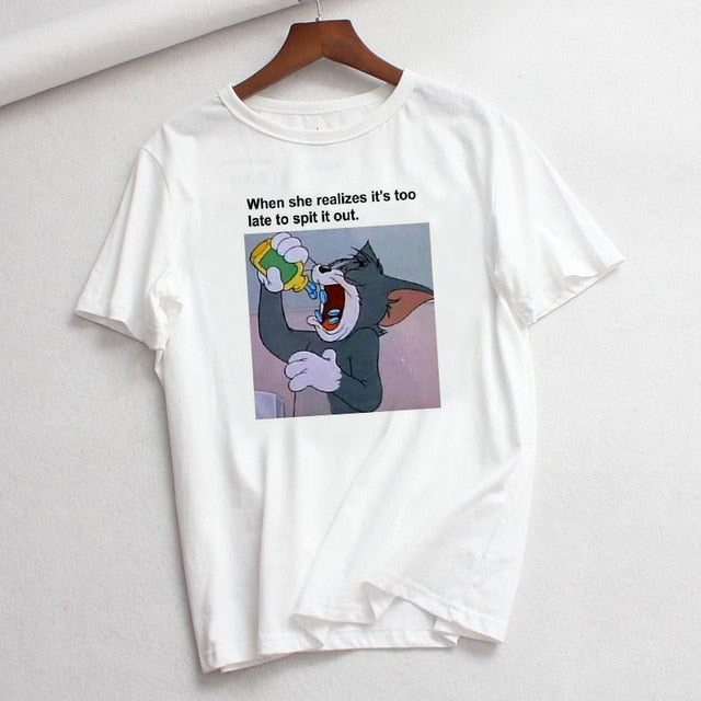 Tom And Jerry "Taking Pills" Meme Tee's - BernardoModa