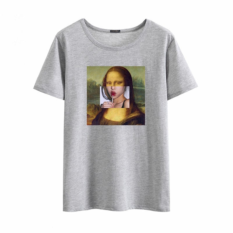 Mona Lisa  Lollipop Casual Tee - BernardoModa