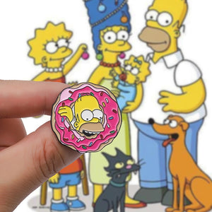 Simpsons Homer Bart Lisa Enamel pins Jewelry Gift Enamel Pin 2