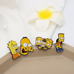 Simpsons Homer Bart Lisa Enamel pins Jewelry Gift Enamel Pin 2