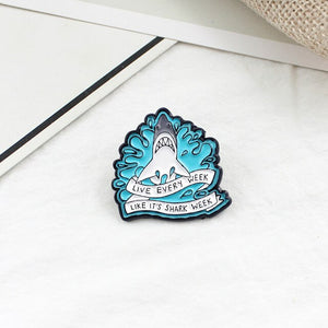 Ocean Series Enamel Pin Heart Mermaid Enamel Pin