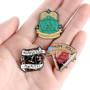 Dungeons and Dragons Enamel Pins