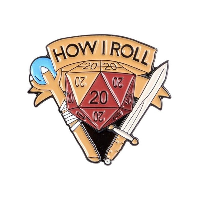 Dungeons and Dragons Enamel Pins