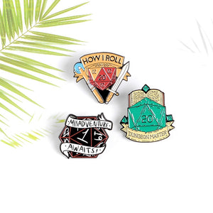 Dungeons and Dragons Enamel Pins