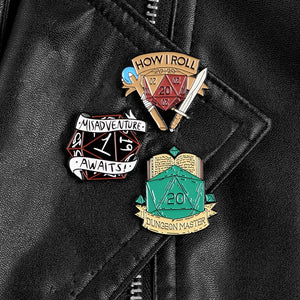 Dungeons and Dragons Enamel Pins