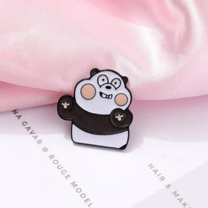 Cute Bear Polar Bear Panda Brown Bear Cartoon Animal Jewelry Gift Metal Enamel Pin