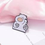 Cute Bear Polar Bear Panda Brown Bear Cartoon Animal Jewelry Gift Metal Enamel Pin