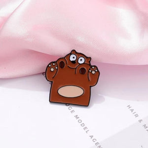 Cute Bear Polar Bear Panda Brown Bear Cartoon Animal Jewelry Gift Metal Enamel Pin