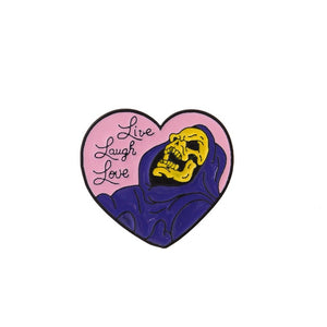 9Styles Skeletor purple hood Classic Cartoon Jewelry Enamel Pin