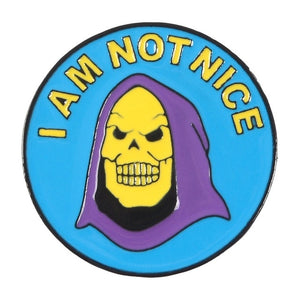 9Styles Skeletor purple hood Classic Cartoon Jewelry Enamel Pin