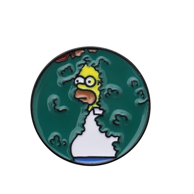 Simpsons Homer Bart Lisa Enamel pins Jewelry Gift Enamel Pin 2