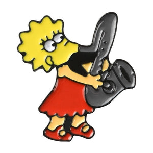 Simpsons Homer Bart Lisa Enamel pins Jewelry Gift Enamel Pin 2