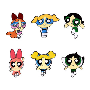 Powerpuff Girls Cartoon Enamel Pin