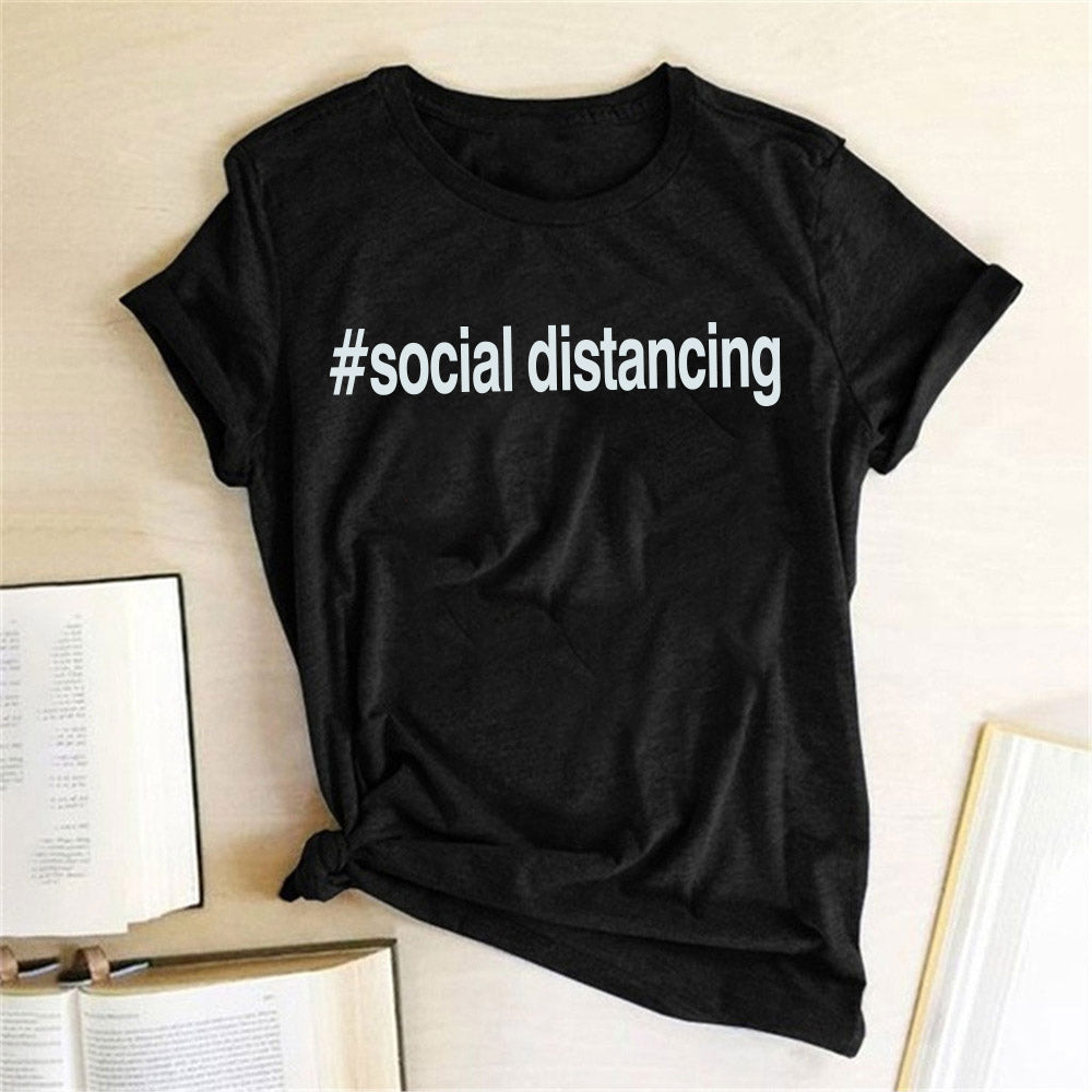 SOCIAL DISTANCING IF YOU CAN READ THIS YOU'RE TOO CLOSE Multi Color Multi Design Tee Shirt