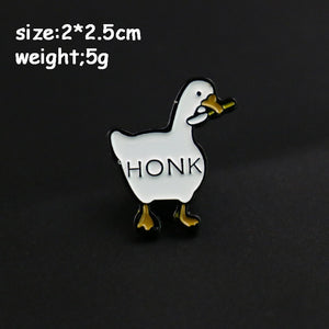 Honk Duck  Goose Game Funny MEME Pin