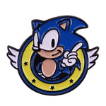 Sonic The Hedgehog Brooch and Enamel Pin Fan Collection Gift