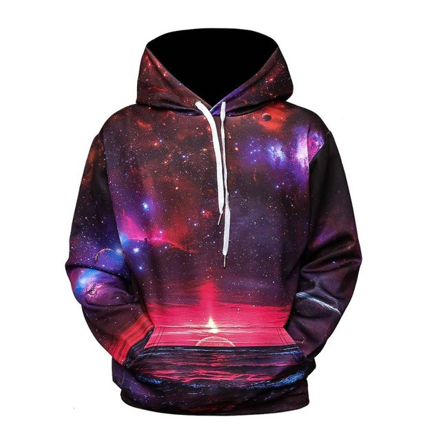 Astronaut Moon Landing Sweatshirt Streetwear Hoodie Allover Print (+ Other Special Hidden Cool Designs) - BernardoModa