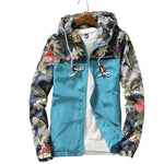 Trendy Autumn Floral Jacket Streetwear Hoodie Allover Print - BernardoModa