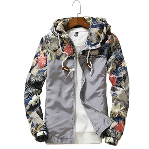 Trendy Autumn Floral Jacket Streetwear Hoodie Allover Print - BernardoModa