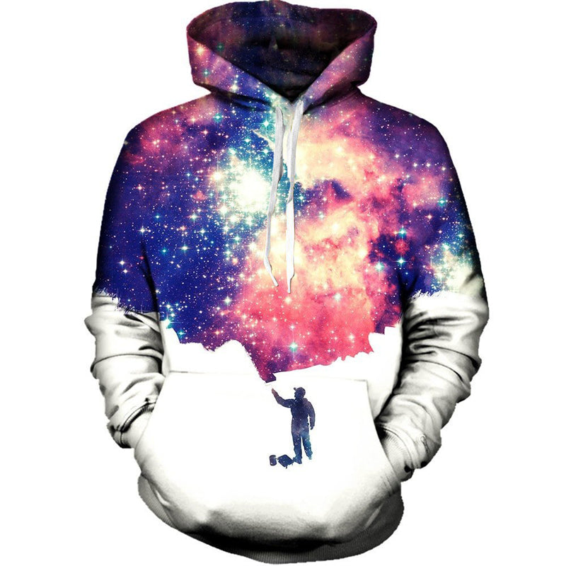 Universe Smoke Cloud Sweatshirt Streetwear Hoodie Allover Print - BernardoModa