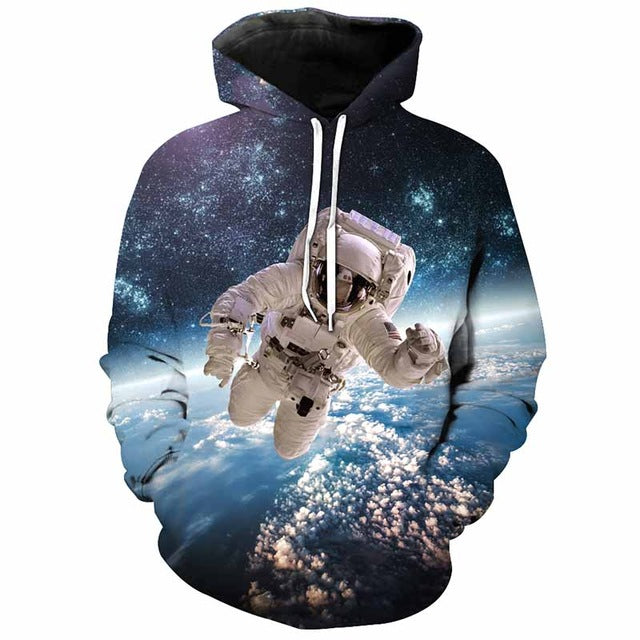 Universe Smoke Cloud Sweatshirt Streetwear Hoodie Allover Print - BernardoModa