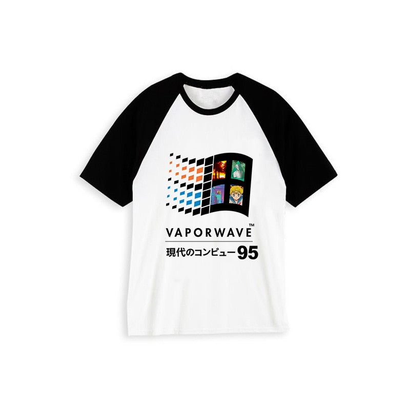 Vaporwave Aesthetic Windows 95 Tee - BernardoModa