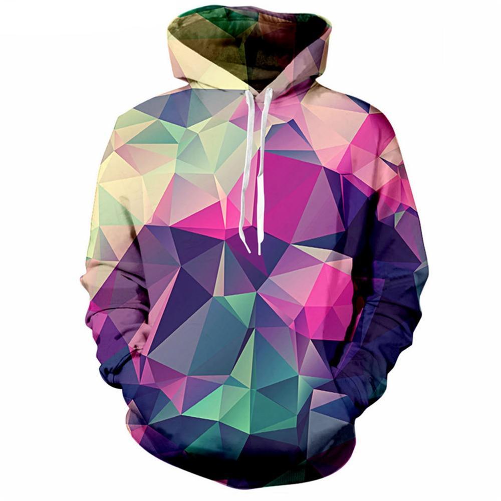 Generic Shatered Glass Vaporwave Sweatshirt Streetwear Hoodie Allover Print - BernardoModa