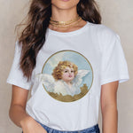 Angel 90s Fashion Aesthetic Harajuku Tee - BernardoModa