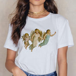 Angel 90s Fashion Aesthetic Harajuku 2 Tee - BernardoModa